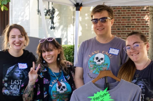 Last Call Festival 2025 From left to right: Mary Baker, Kristina Bohler Golden, Joe Golden, Karah Gossman